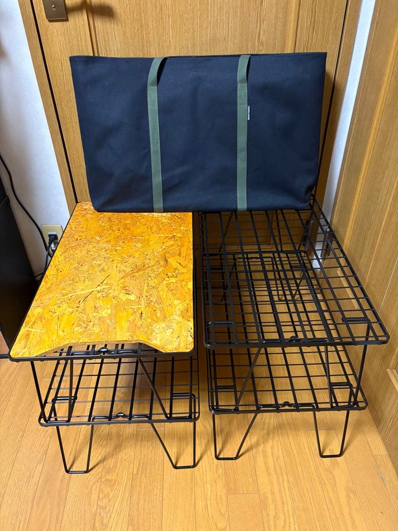 ユニフレーム　フィールドラック 4枚　天板1枚　収納バッグ　トート Amazon.co.jp: ユニフレーム フィールドラック スチール ブラック 4枚