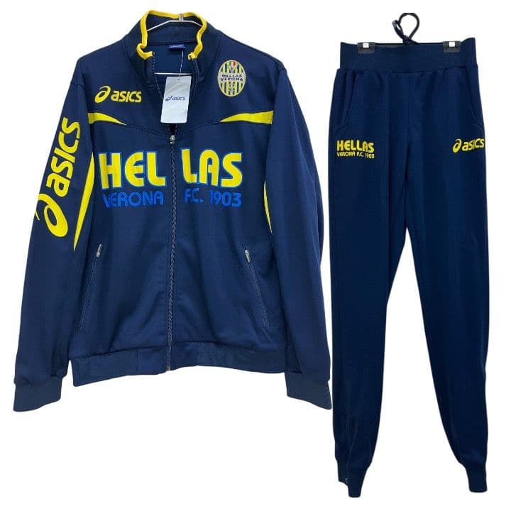 12-13 ヘラス・ヴェローナ　アシックスオフィシャル　トレーニングジャージ上下 野球 アシックス ベースボール 上下 トレーニングウェア ドライ