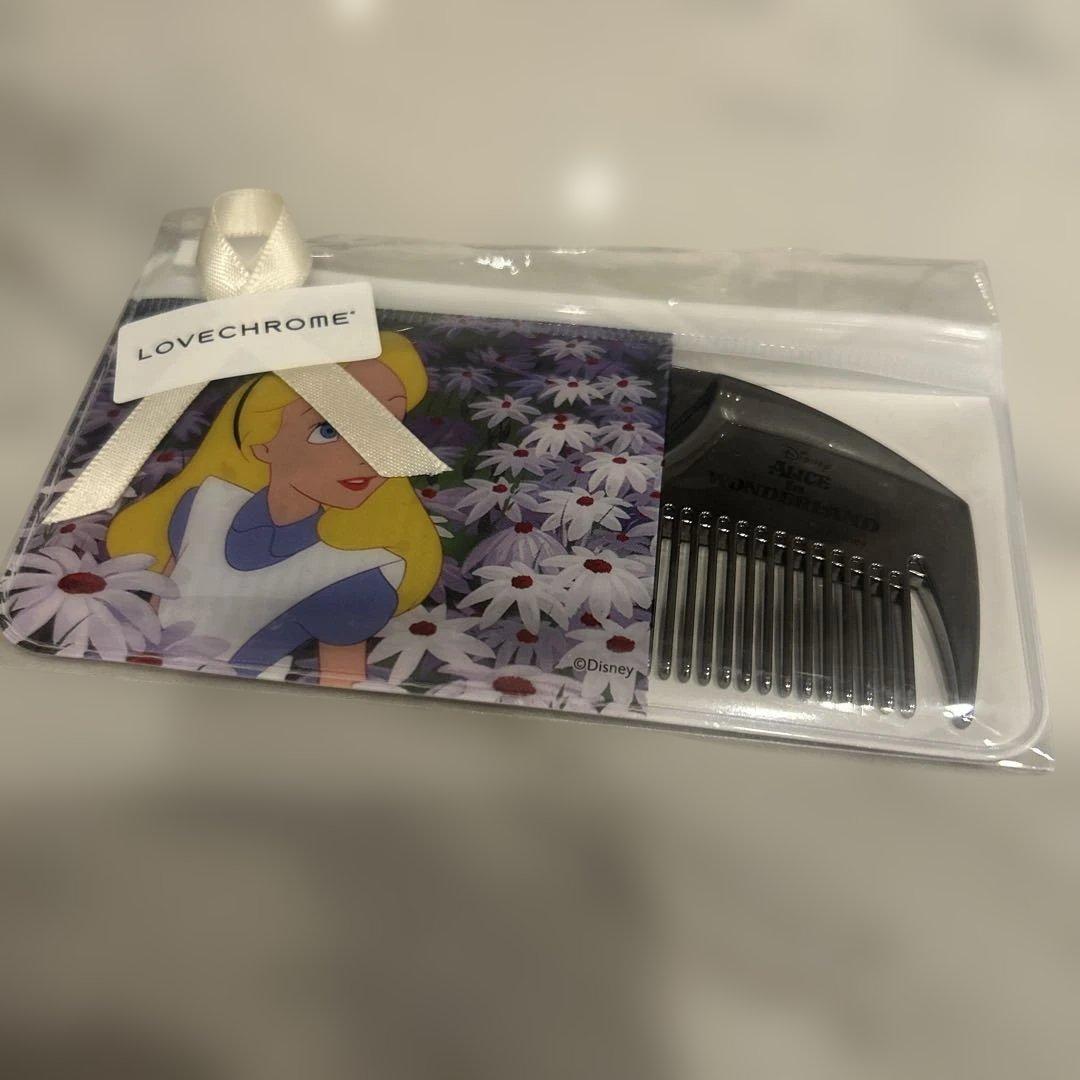 LOVECHROME アリス ラブクロム ラブクロムのディズニー限定ヘアコーム、ラプンツェル・アリエル