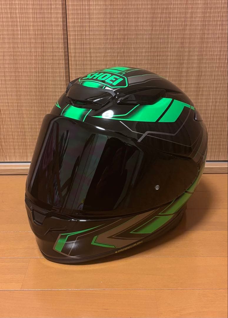 SHOEI Z-8フルフェイスヘルメット ブラック/グリーン Webike | SHOEI ショウエイ Z-8 CAPRICCIO［ゼットエイト カプリッチョ