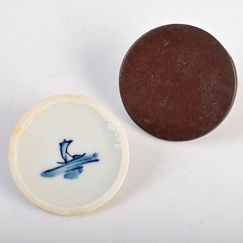 釜師 佐藤浄清作 富士形 山水文 銚子 青磁帰蓋付 共箱 V R9536 - メルカリ