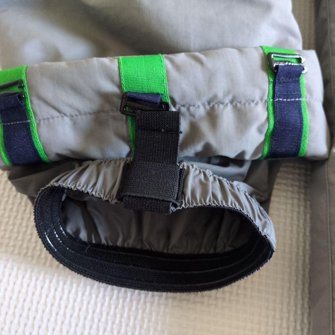 美品 montbell子ども用スキーウェアセット（青と灰色） - メルカリ