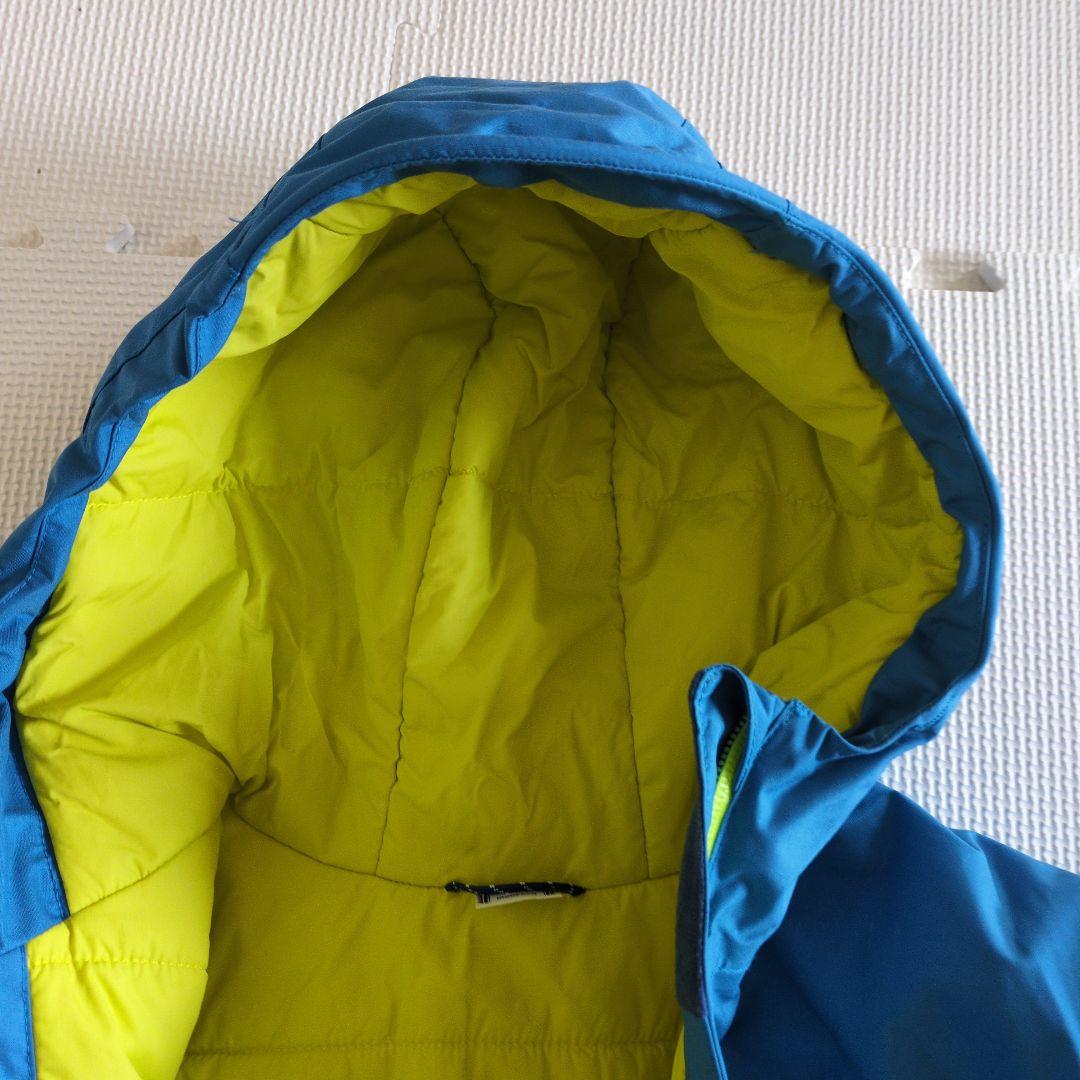 美品 montbell子ども用スキーウェアセット（青と灰色） - メルカリ