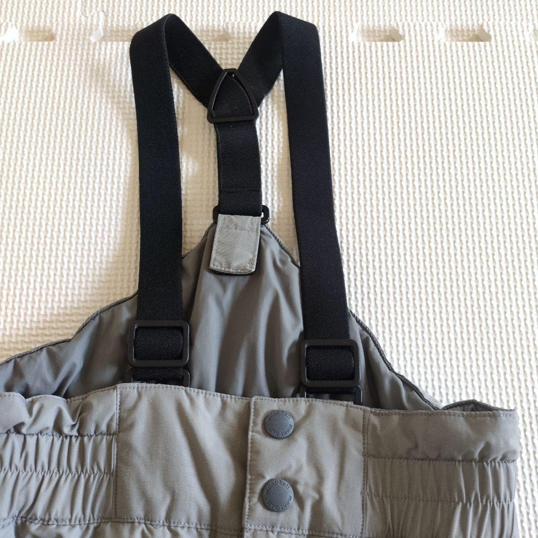 美品 montbell子ども用スキーウェアセット（青と灰色） - メルカリ