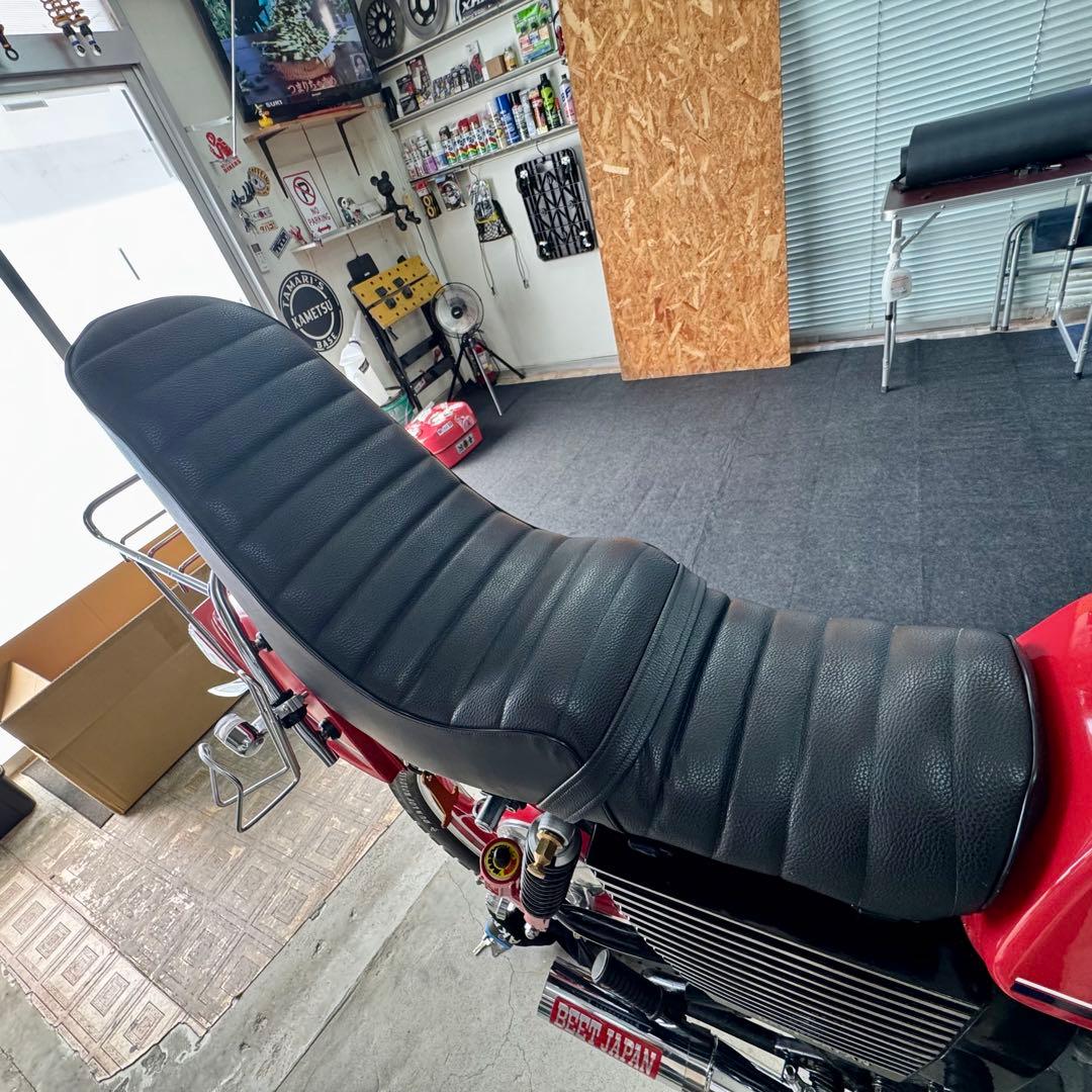 GSX250E GSX400E ザリ 三段 シート チョビ三 チョビサン - メルカリ