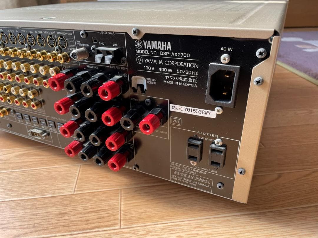Yamaha DSP-AX2700 7.1ch AVアンプ 本体　付属品　元箱