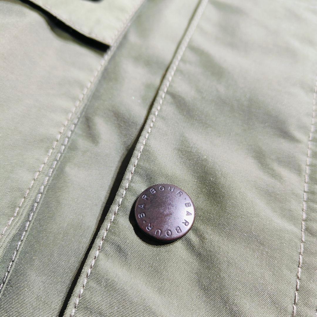 バブアーサウスシールド ビューフォート ナイロンコート 襟