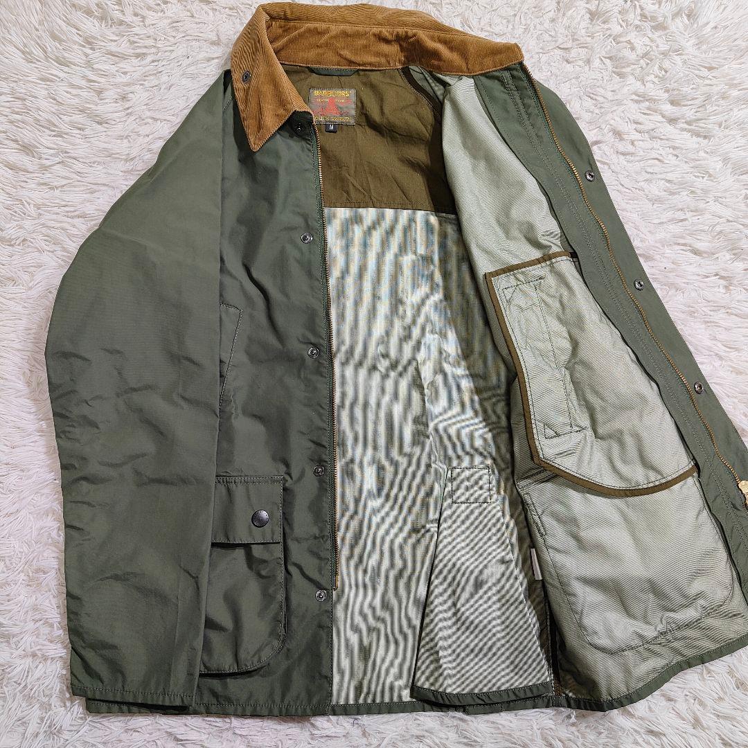 バブアーサウスシールド ビューフォート ナイロンコート 襟