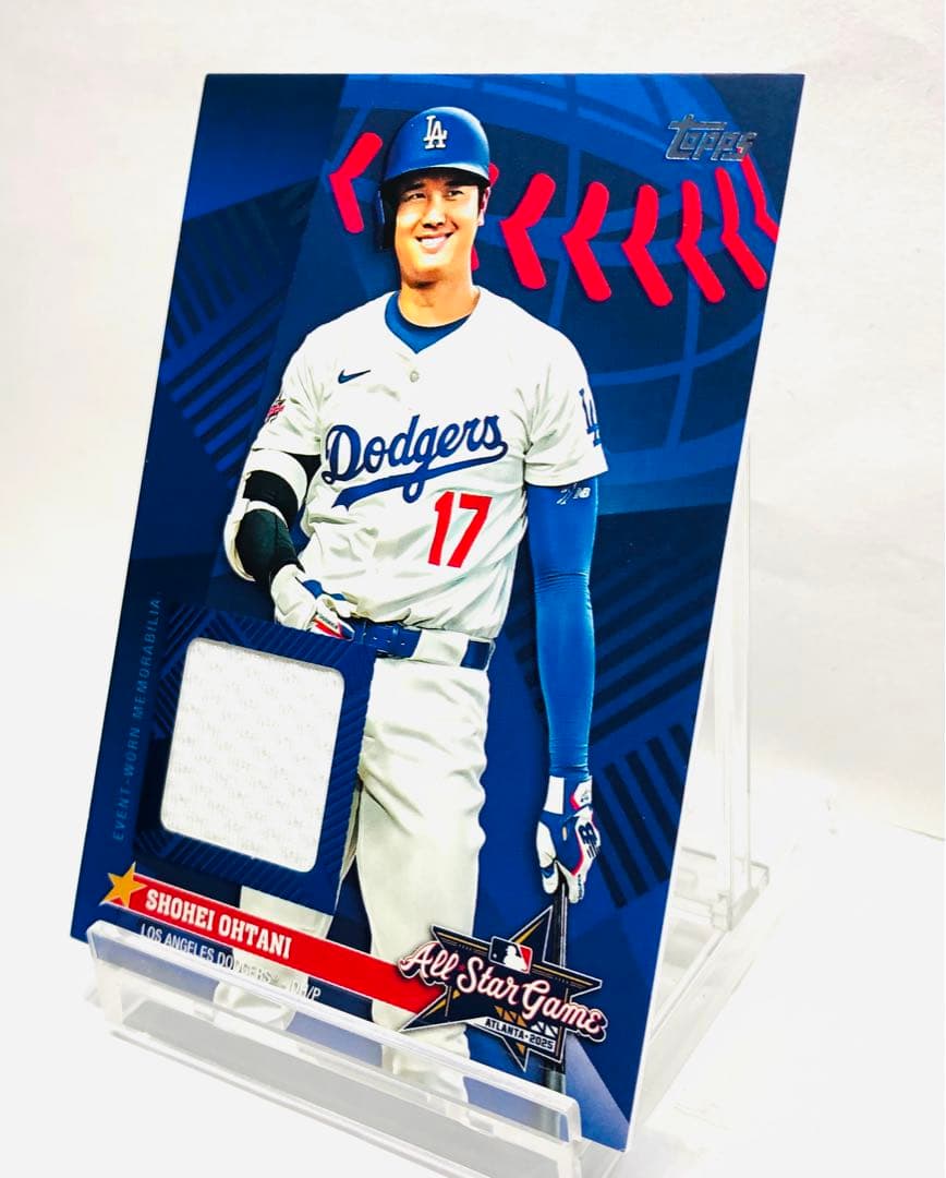 2025 大谷翔平 Topps オールスター Stitches 実使用ジャージ - メルカリ