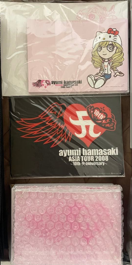 浜崎あゆみ　カウントダウンライブ　2008-2009、スポーツタオル、ポーチ