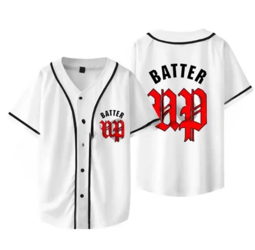 BABY MONSTER BATER UPベースボールユニフォーム(白) - メルカリ