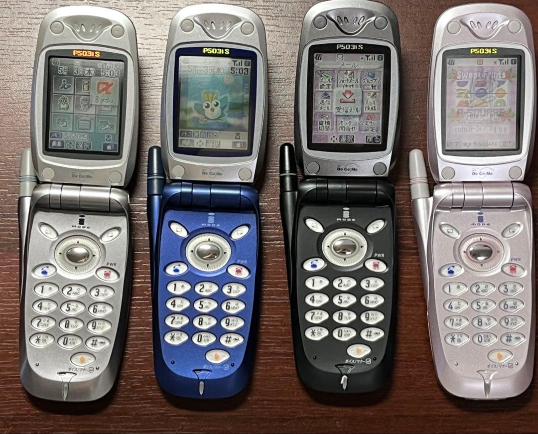 携帯 ガラケー モックアップ ドコモ P503is 全色 パナソニック 展示品