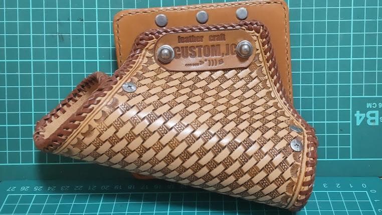 姫路 牛本革 タモホルスター 高剛性 ホルダー ヘチ釣り 落とし込み