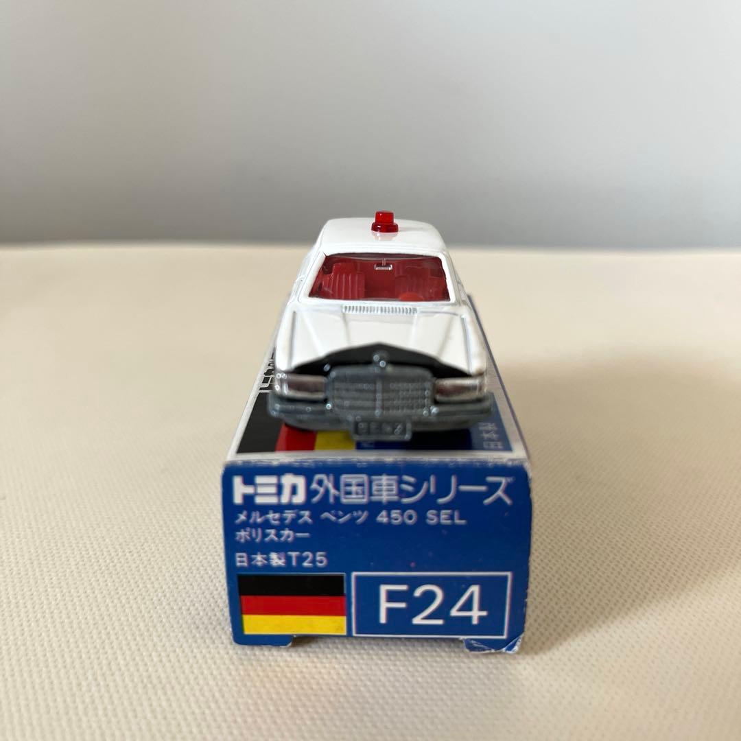 トミカ 外国車シリーズ F24 メルセデス ベンツ 450 SEL ポリスカー