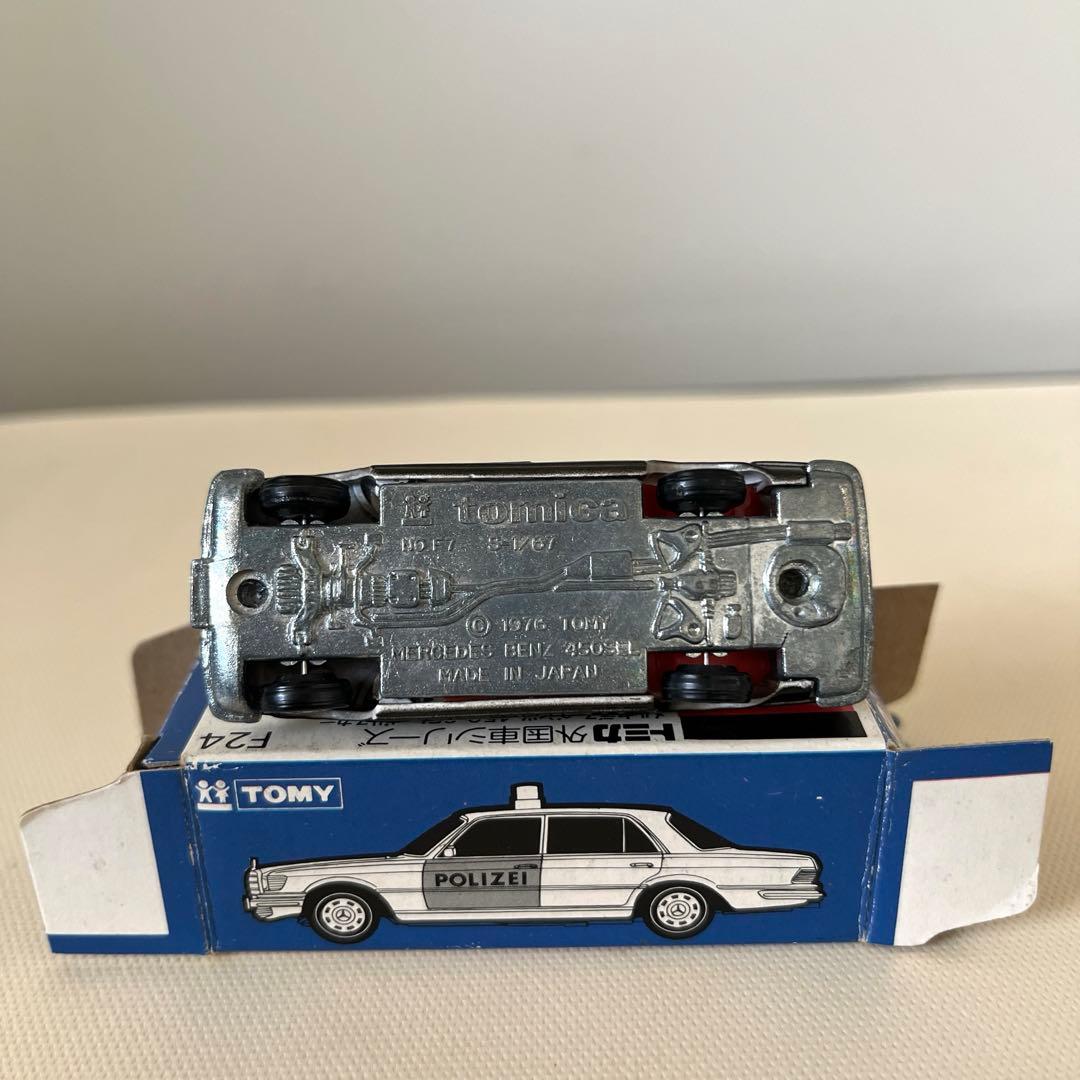 トミカ 外国車シリーズ F24 メルセデス ベンツ 450 SEL ポリスカー