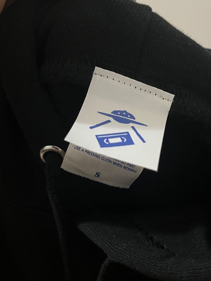 HOSONO VIDEO HOUSE フーディ ブラック　Sサイズ