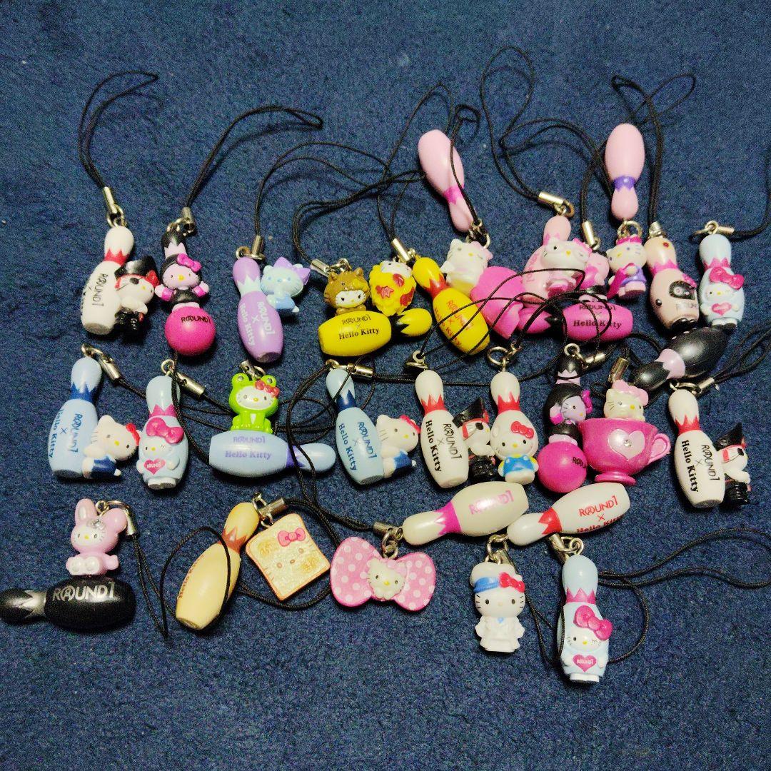 ハローキティ ラウンドワン キティちゃん ストラッピン 25個セット