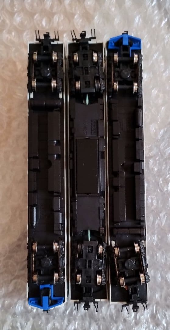 KATO 北陸本線 475系 北陸色 (青帯) 　　3両セット　室内灯付