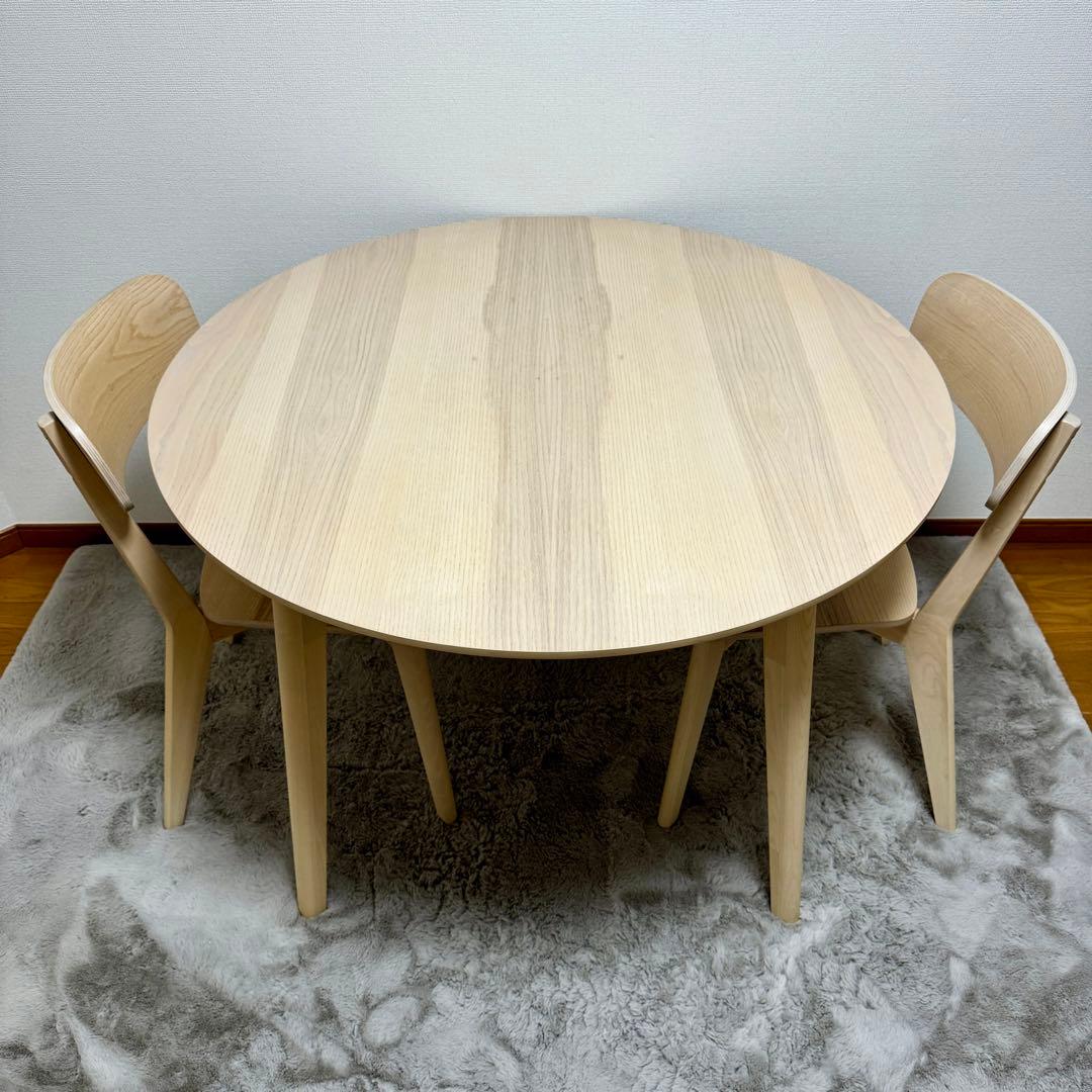 極美品】IKEA リーサボー LISABO 丸テーブル ダイニング - メルカリ