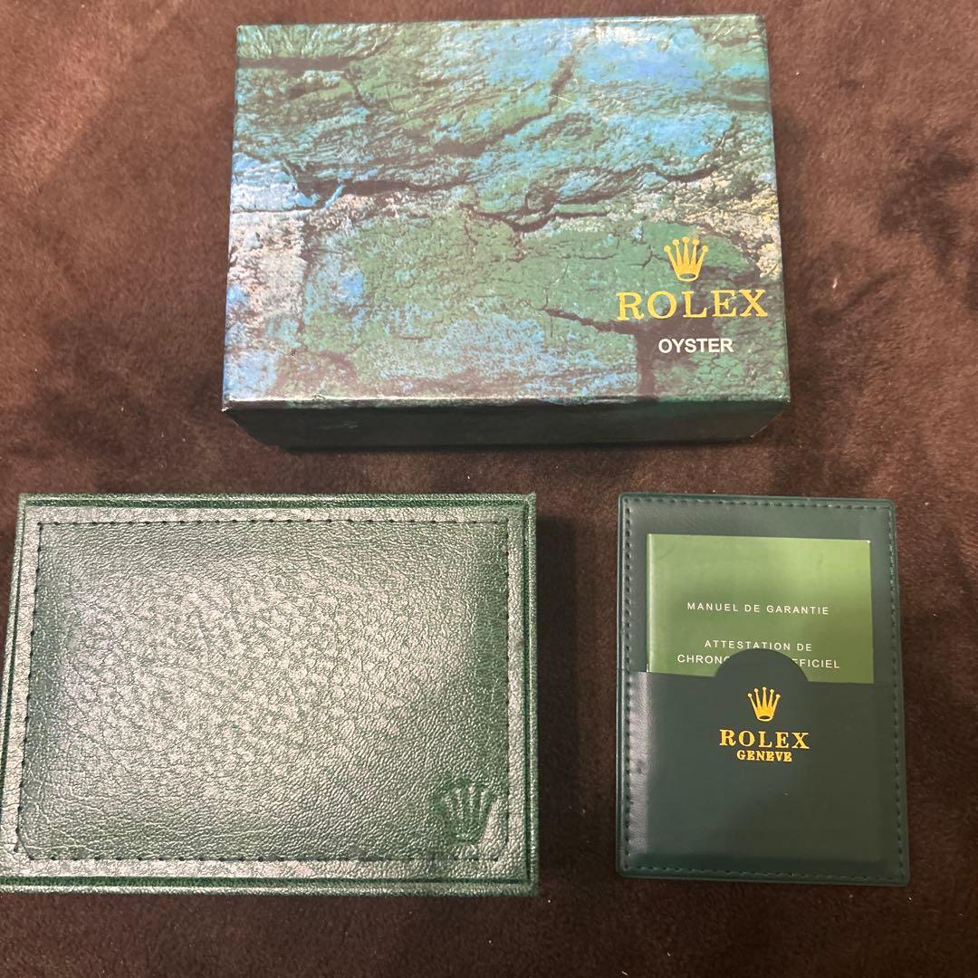 ロレックス ROLEX レザーケース 緑 時計ケース ケース - メルカリ