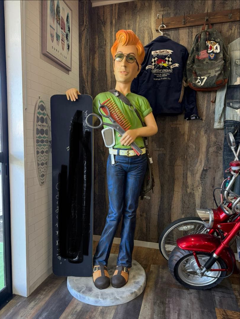 【定価192,500円】美容室に！店舗ディスプレイ、メニュー黒板 185cm福岡 美容室の料金表、まつげメニューサイン、魅力的な美容室の料金表