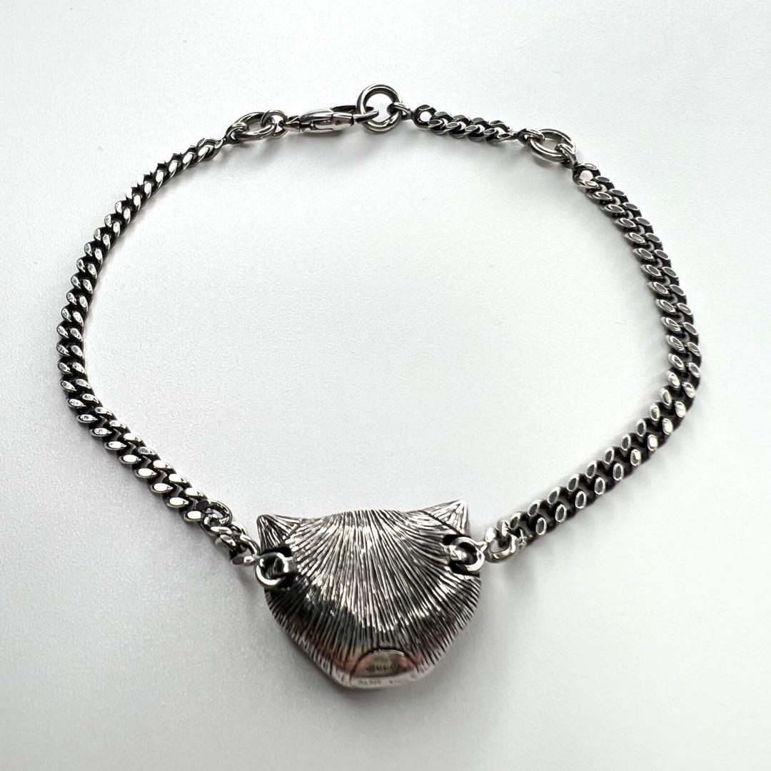 最終値下げ】美品GUCCI ガーデンキャットヘッド 喜平 ブレスレット