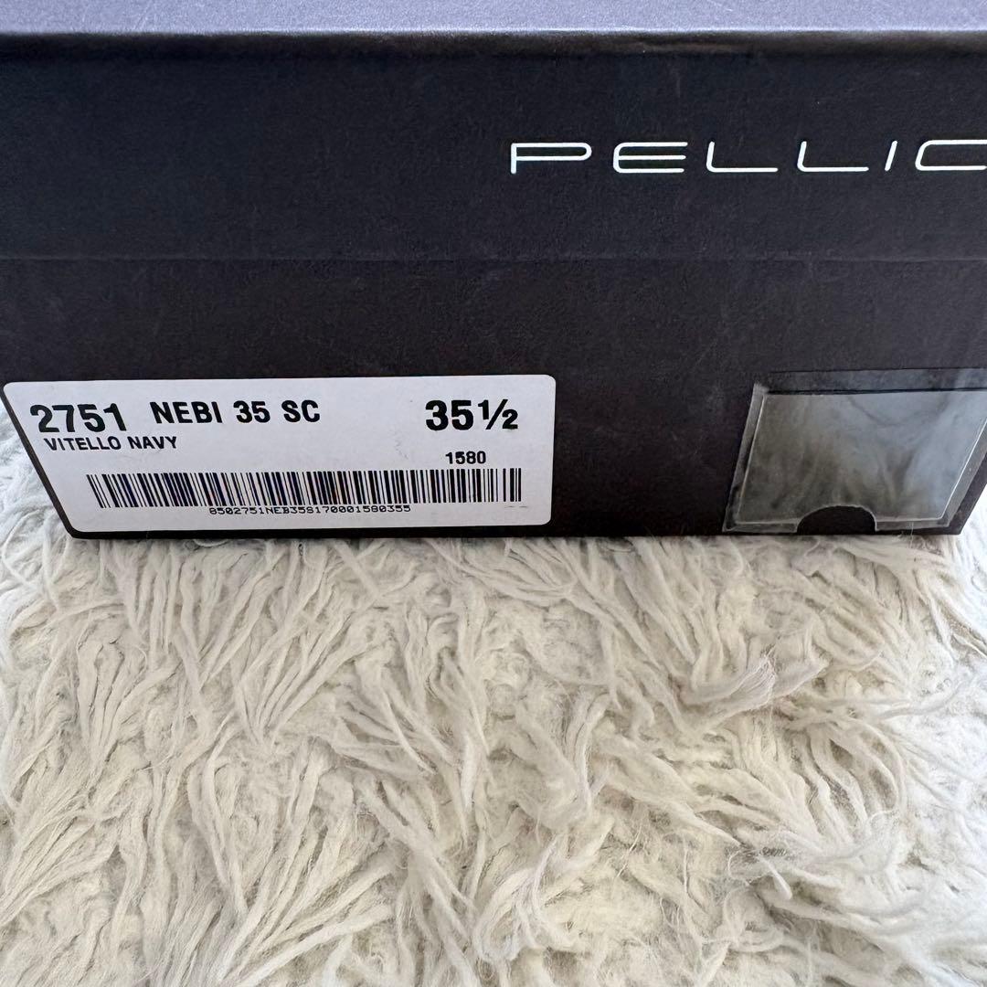 極美品　PELLICO ペリーコ　NEBI パンプス　ネイビー　22.5cm 箱