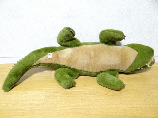 80年代 ビンテージ ナカジマ アリゲーター ワニ ぬいぐるみ レトロ 当時物