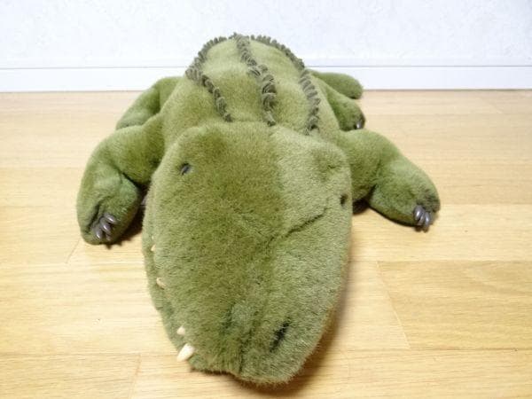 80年代 ビンテージ ナカジマ アリゲーター ワニ ぬいぐるみ レトロ 当時物