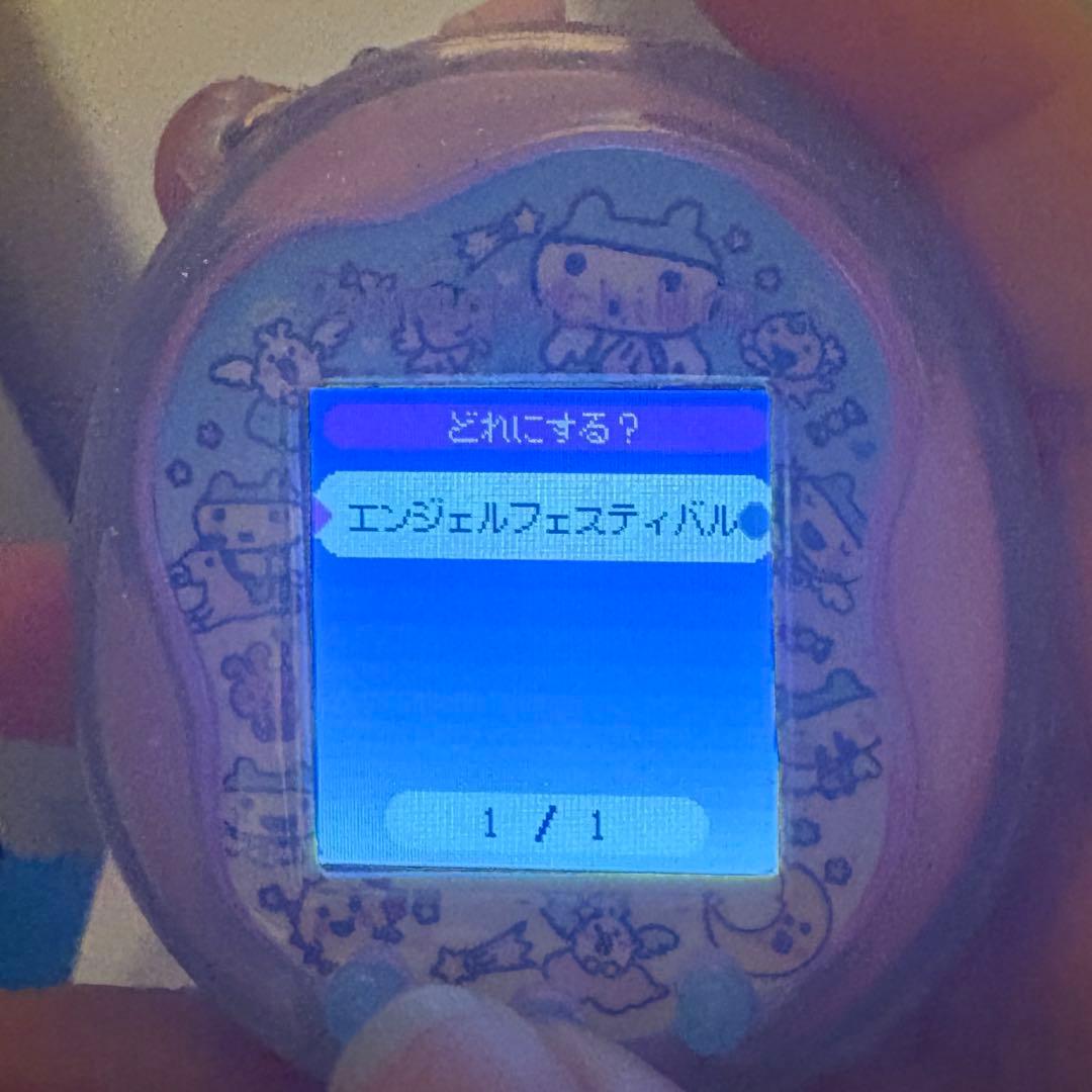 たまごっちユニ エンジェルフェスティバル クリアケース チャーム