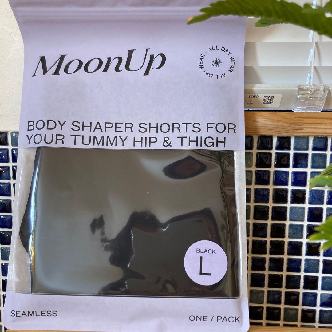 MoonUp ボディシェイパーショーツ ブラック L 2枚入り - メルカリ