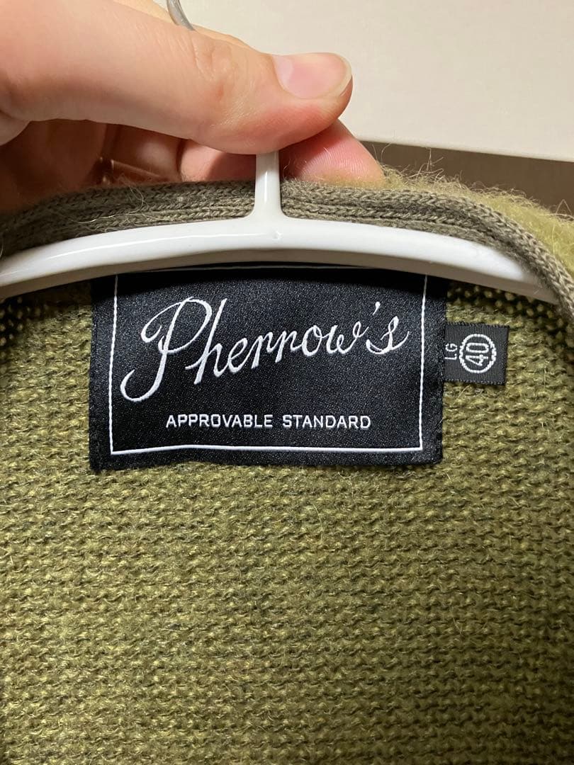 pherrow's モヘア カーディガン 40 - メルカリ