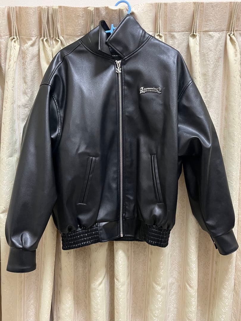 A’gem9 レザージャケット A'GEM/9 × .kom『FREEDEE/フリーディー』PUレザージャケット セレクト