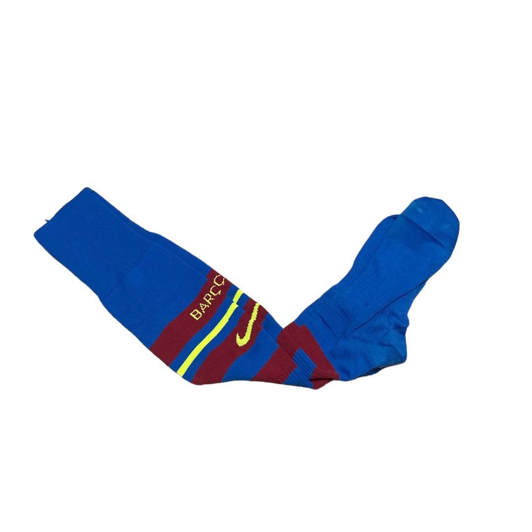 NIKE ナイキ 09-10 バルセロナ ホーム ゲームソックス 靴下 - メルカリ