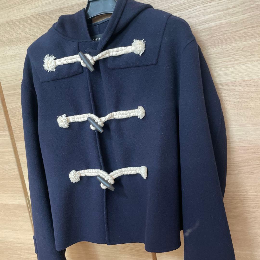 美品 Weekend MaxMara ピュアウール ダッフルコート ハンビー - メルカリ