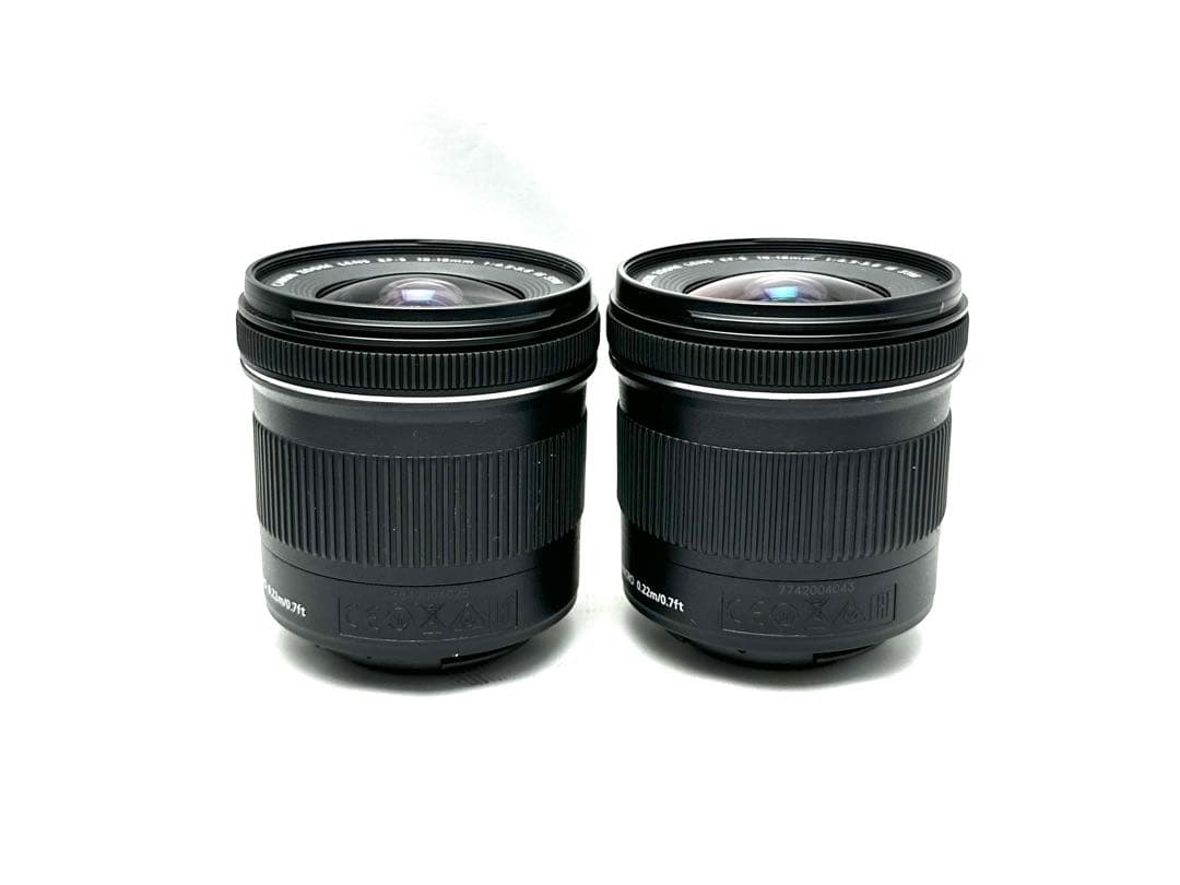 完動美品2本セット♪EF-S 10-18mm F4.5-5.6 IS STM♪