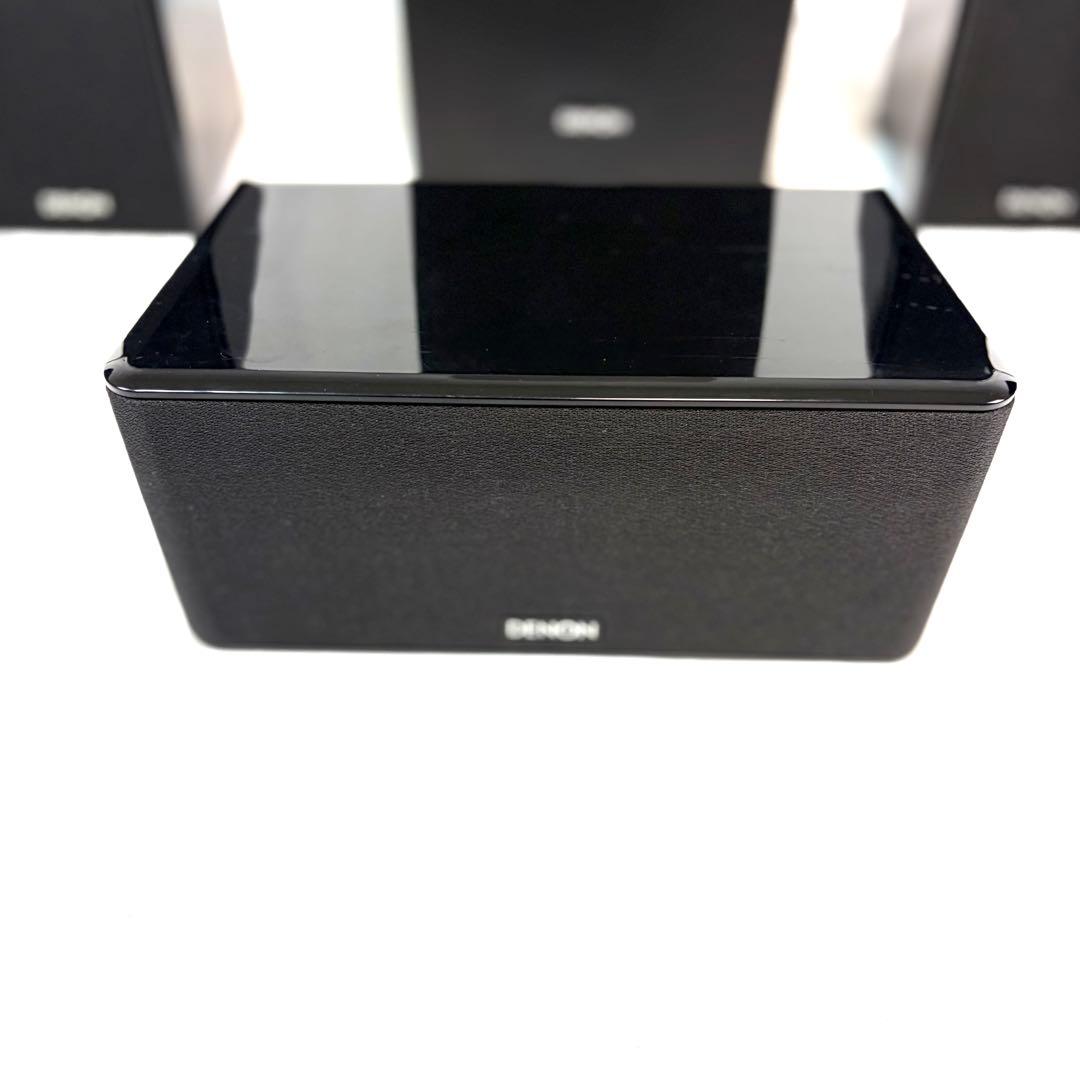 DENON 5.1ch サラウンドスピーカーセット　ピアノブラック塗装