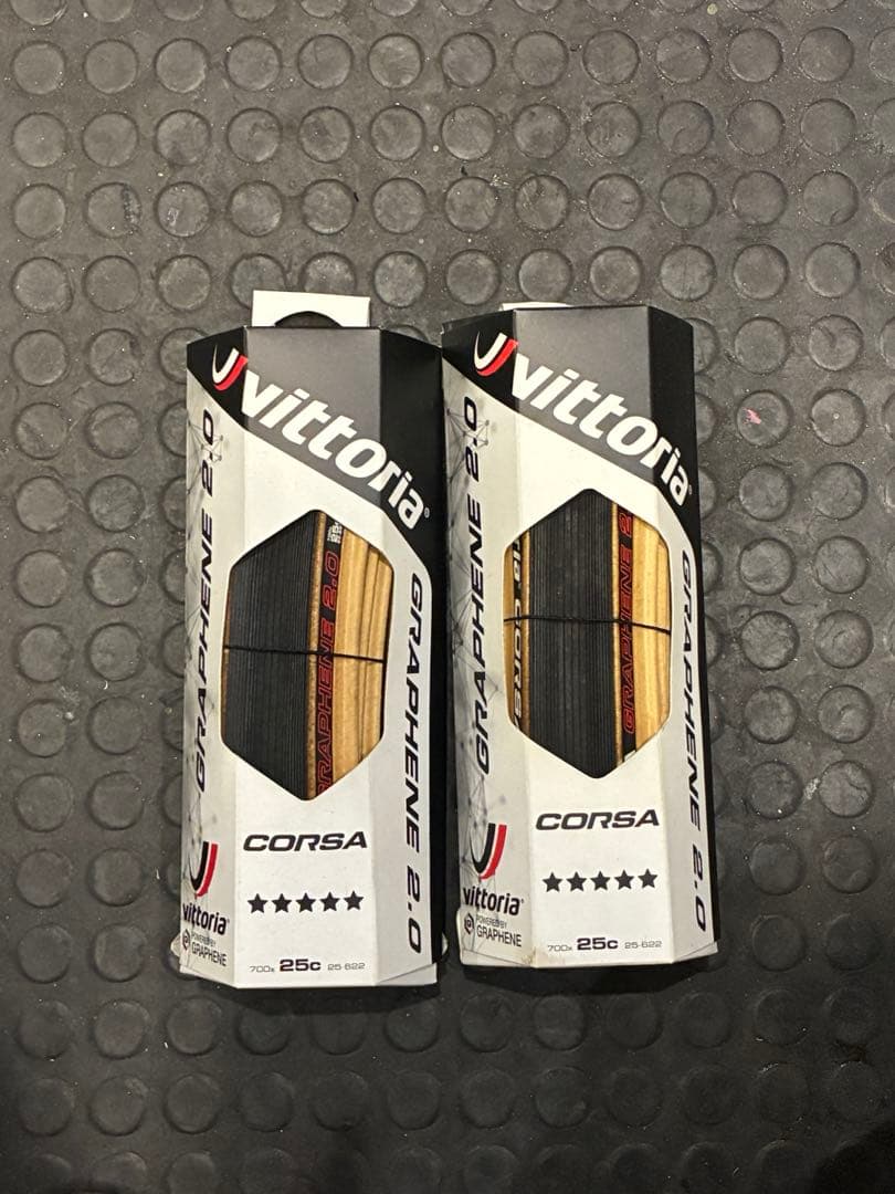 VITTORIA CORSA 700×25 Vittoria Corsa Pro Tire - 700 x 25, Tubular, Folding, Black/Para