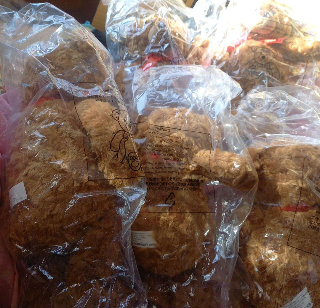 ☆ミディアムベア&スモールベア☆テディベアぬいぐるみ☆5点セット♪