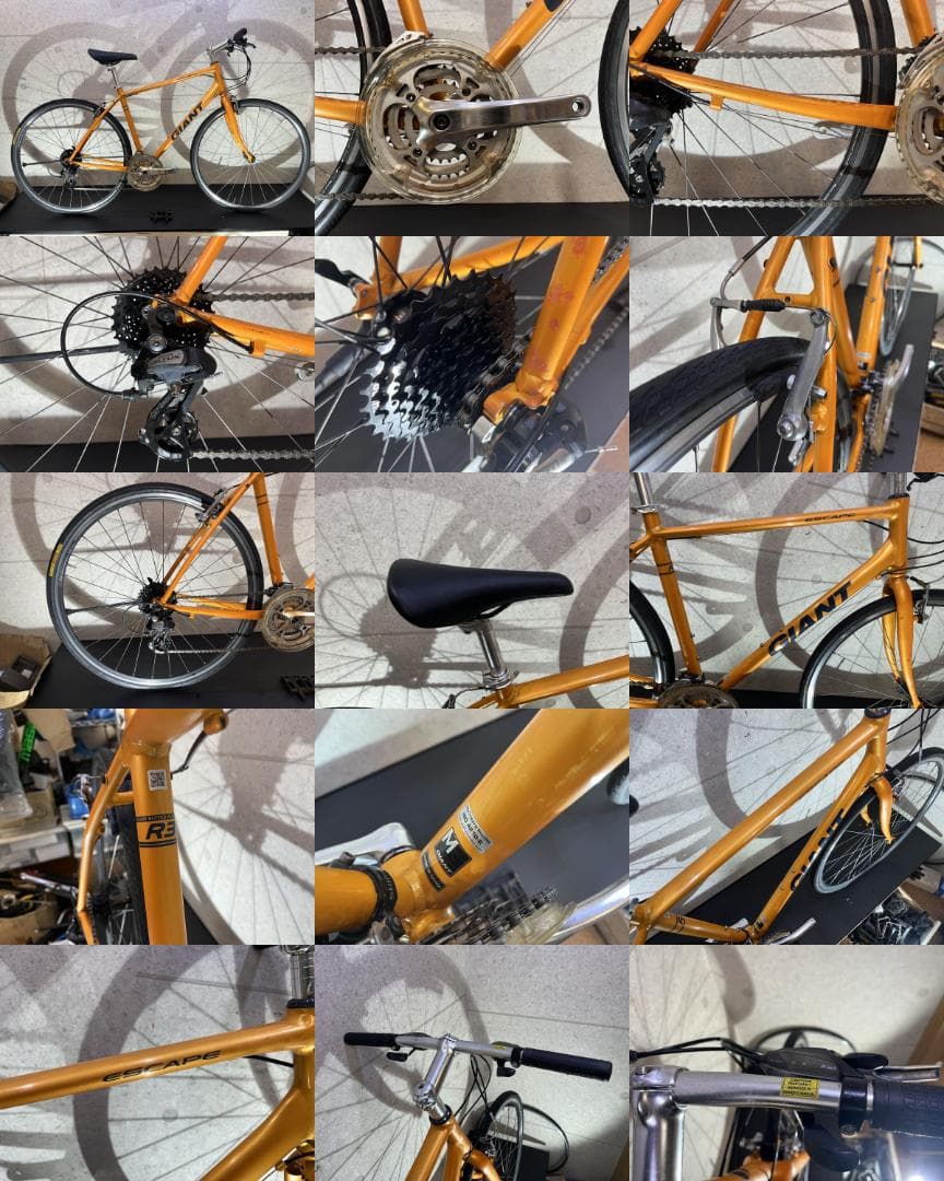 GIANT ESCAPE R3 クロスバイク sizeM オレンジカラー - メルカリ