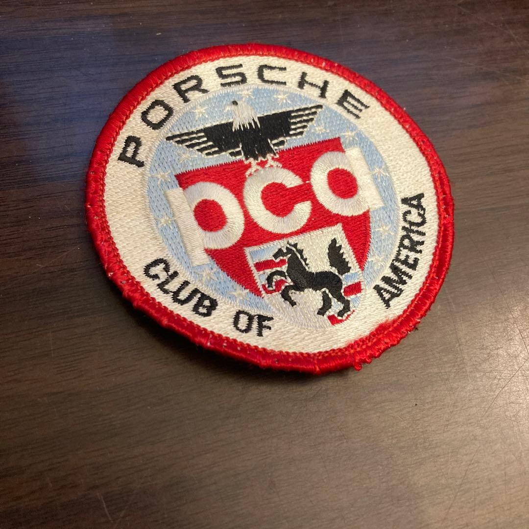 j*n様 PORSCHE CLUB OF AMERICA ワッペン　希少品　米国 Vintage Large PCA Porsche Club Of America Enamel Car Club Badge