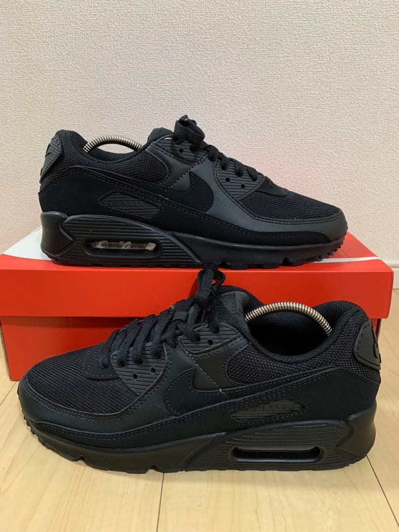 ナイキ　エアマックス90 トリプルブラック　26.5cn