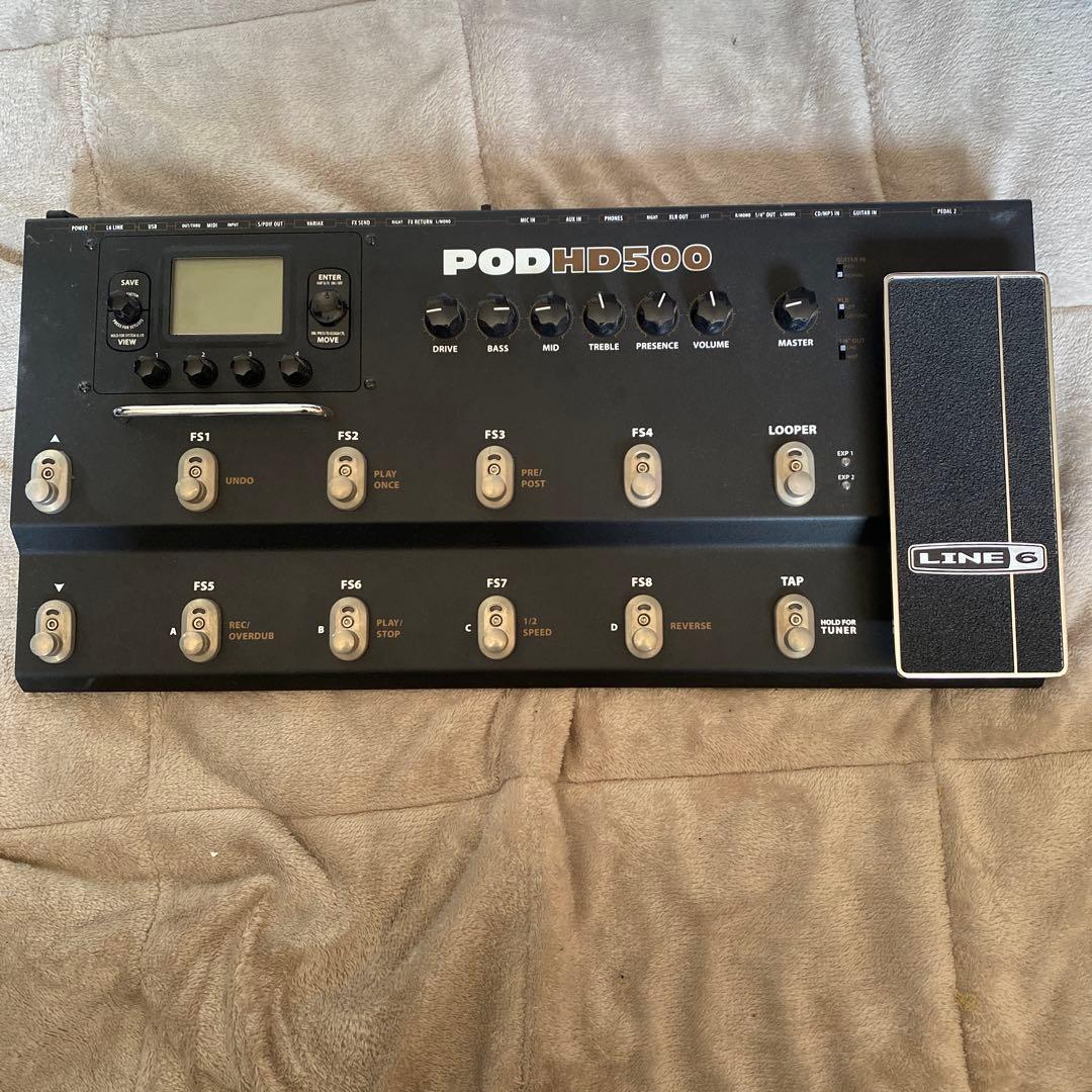 LINE 6 POD HD500 ギターエフェクター Amazon | Line 6 POD HD500 Guitar Multi-Effects Processor [輸入品