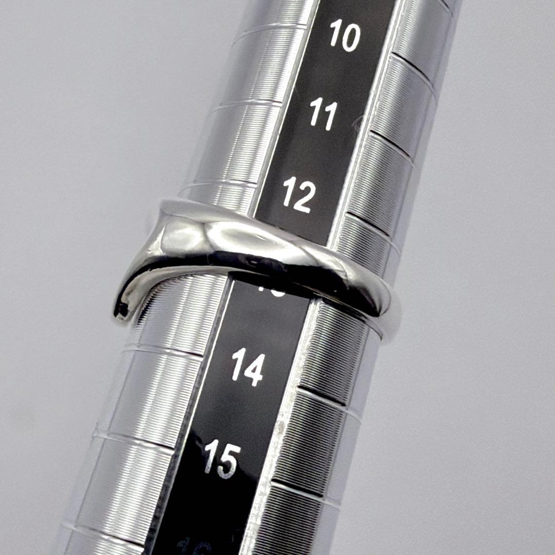 極美品 新品仕上げ ティファニー オープンハート リング 13号 シルバー