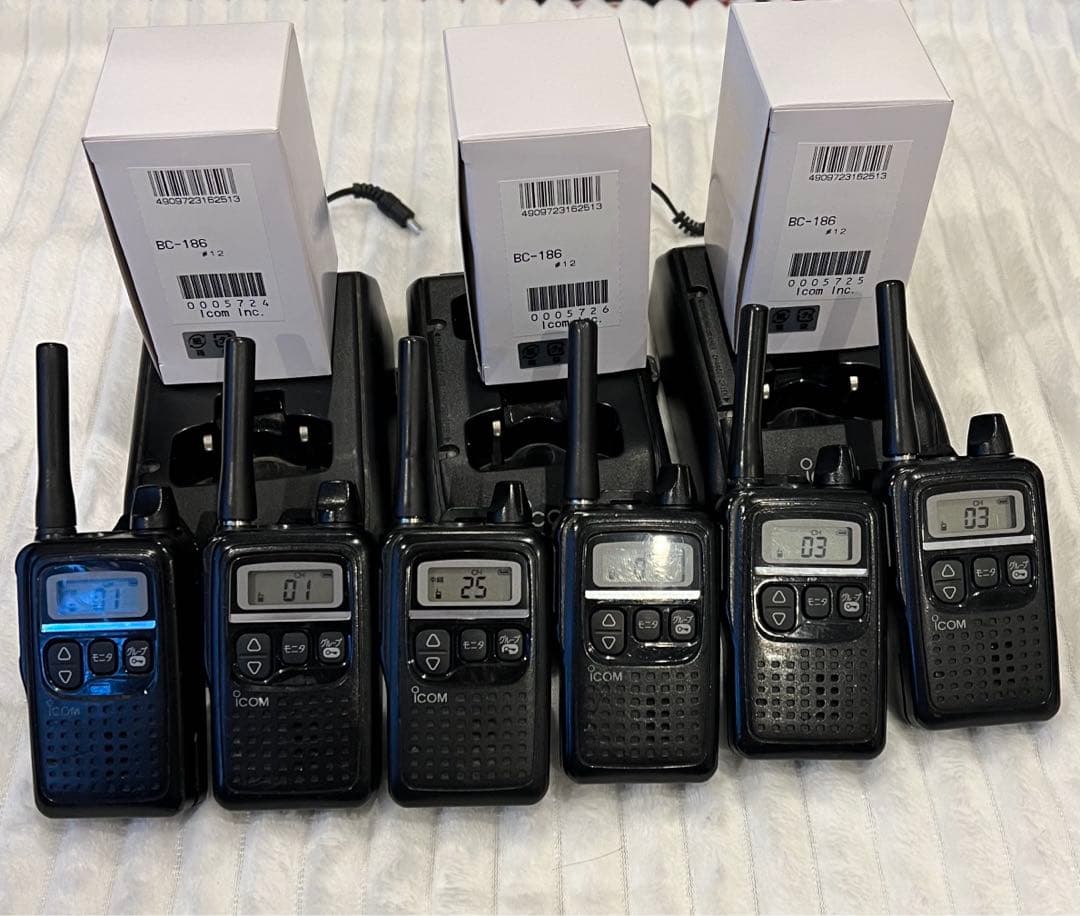 ICOM アイコム IC-4300 4個 BC-200/186 2個　セット