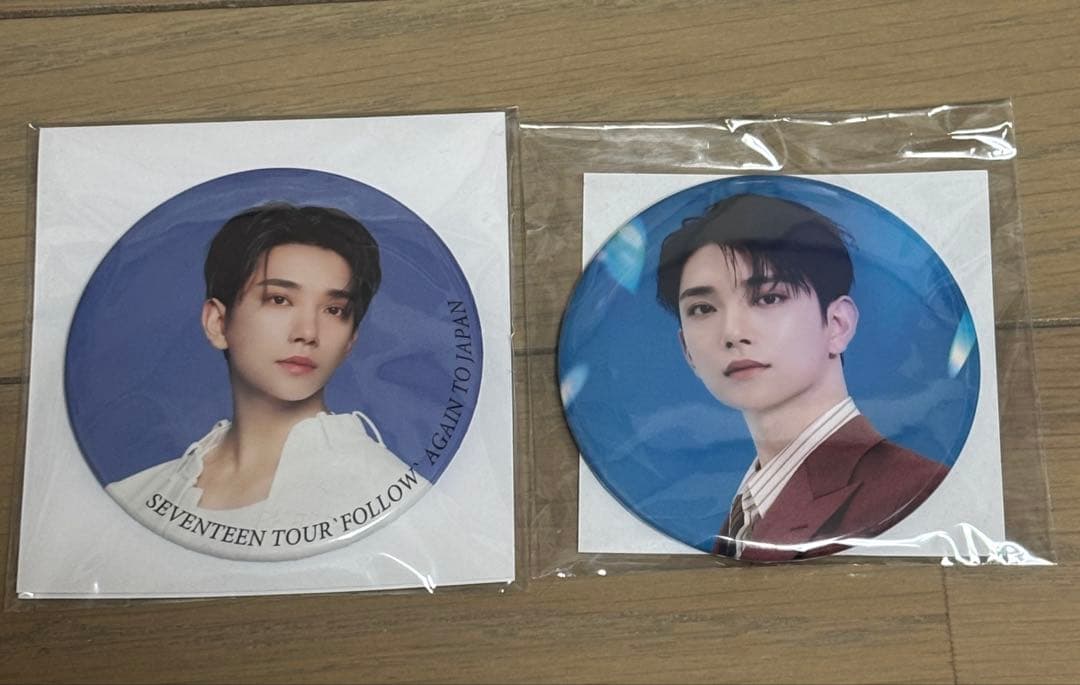 SEVENTEEN ジョシュア 缶バッチ 2個セット - メルカリ