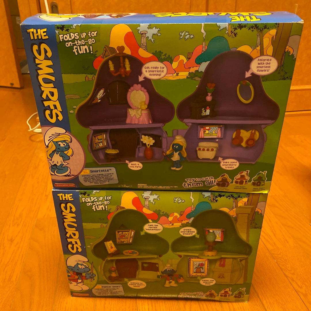 その他 The Smurfs Painter Smurf Mushroom House