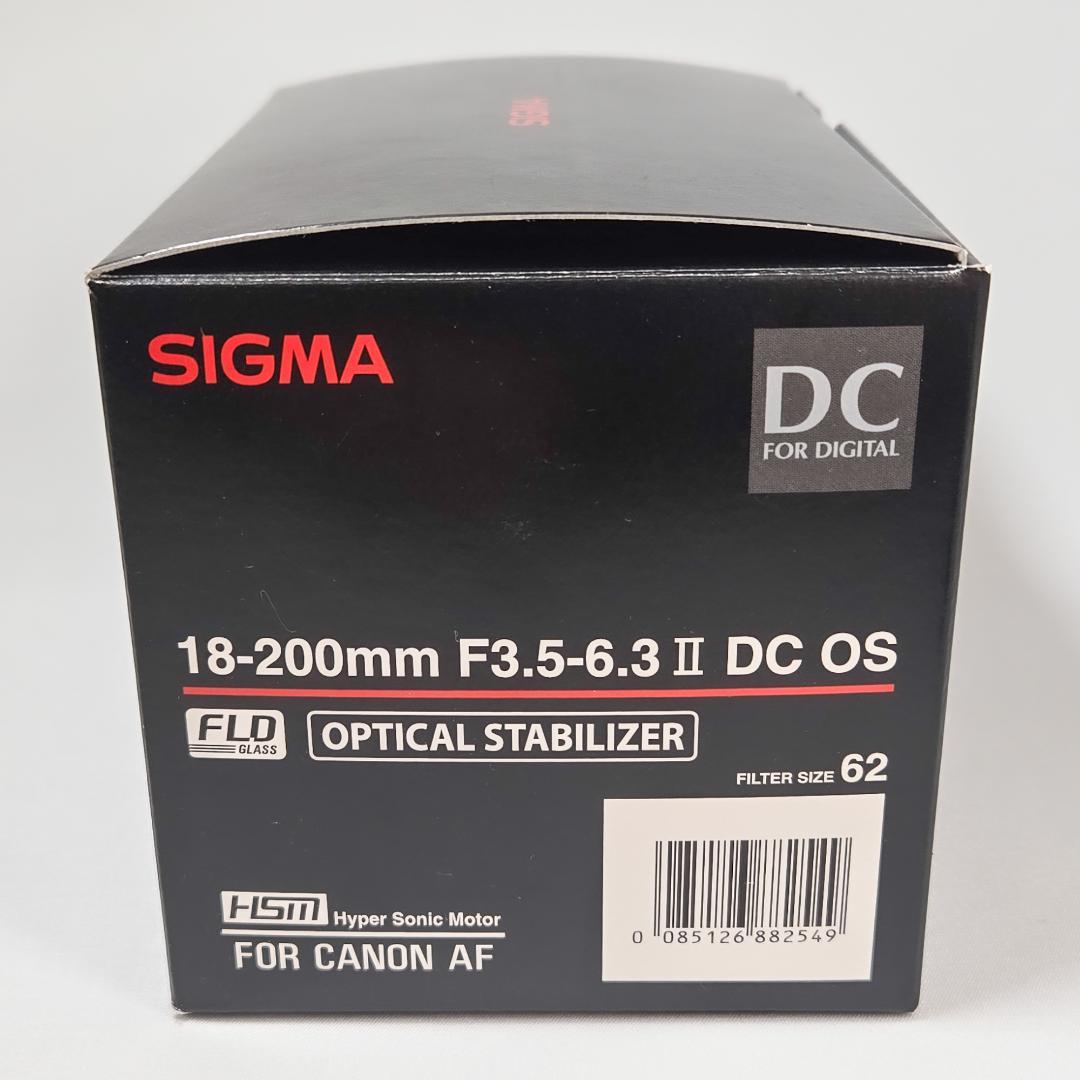 レンズ(ズーム) SIGMA 18-200mm F3.5-6.3 II DC OS HSM EF