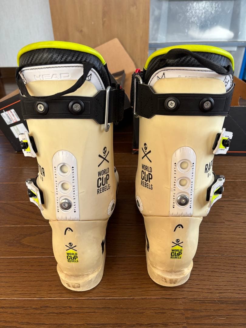 ⚫︎中古⚫︎スキーブーツ HEAD RAPTOR B4 RD MP 255 ホワイト - メルカリ