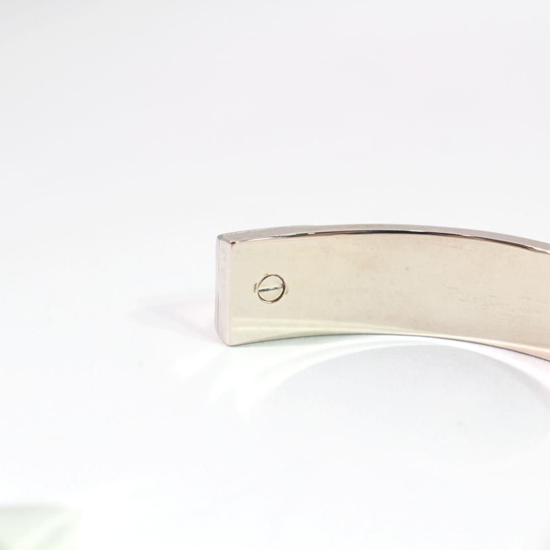 エルメス　ミニクルー バングル GM　シルバー 　サイズXL　35.1g